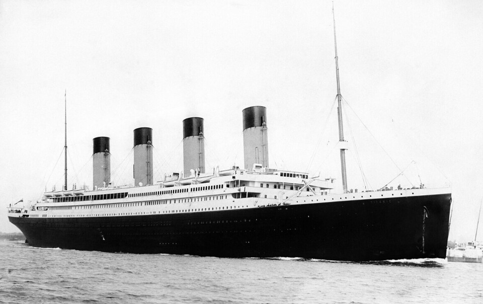 Det berømte skib Titanic