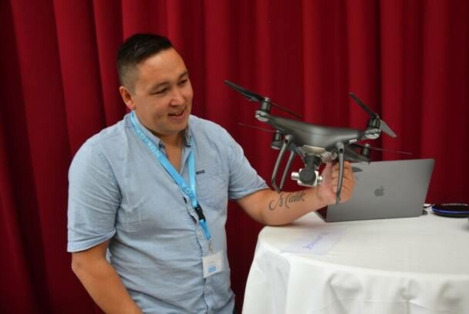 Mads Petersen fra Dronepilot.gl. Mads har virksomheden sammen med sine to kammerater: Anders Berthelsen og Erik Christensen, og de har base i Nuuk og Jylland