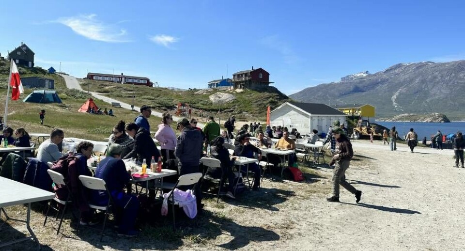 Lørdagen bød på flot sommervejr i bygden.