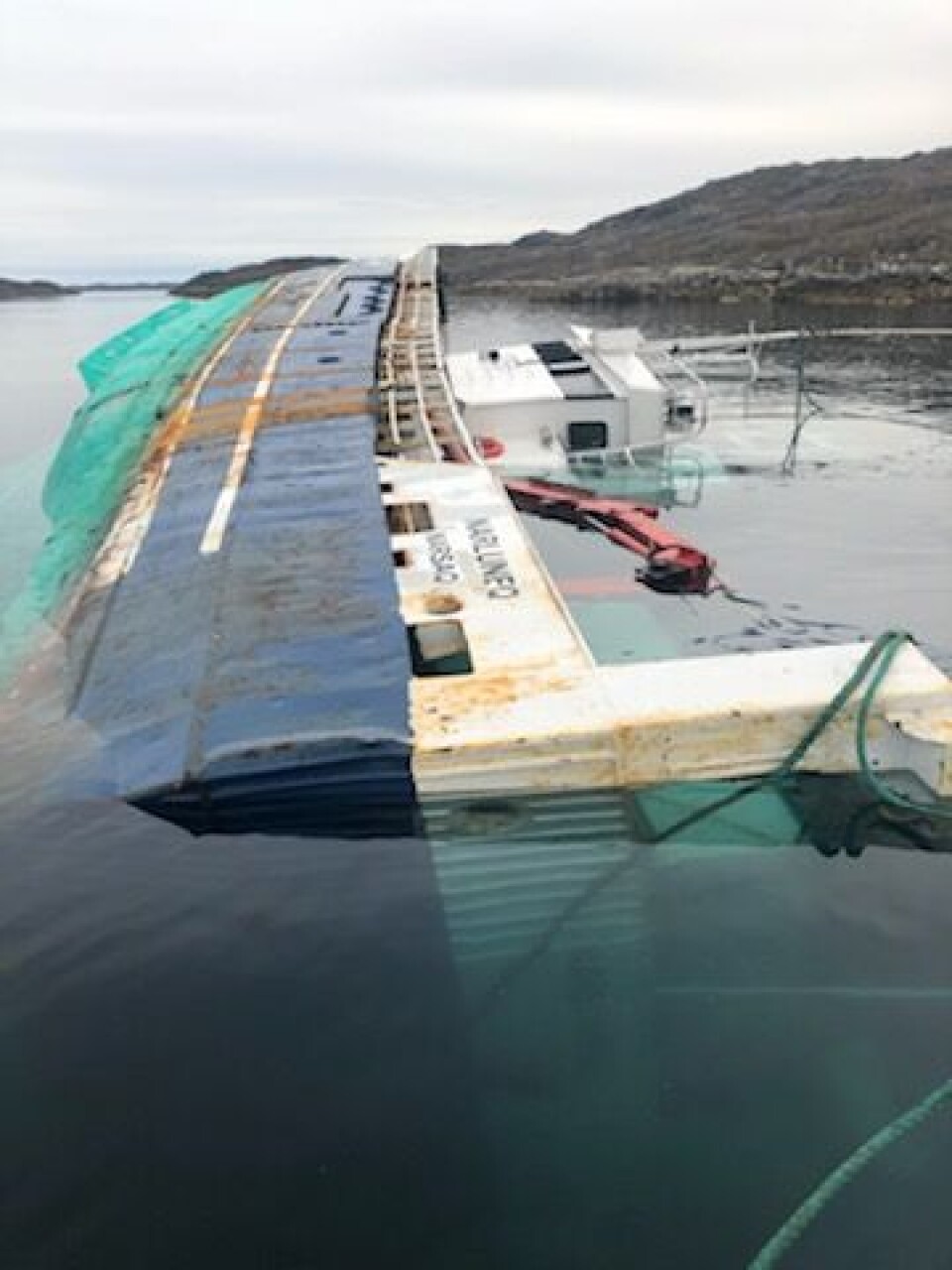 Skroget på trawleren 'Narnuleq' skulle være intakt.