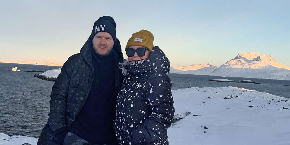Designerparret David Røgilds og Bibi Chemnitz stod bag vild skattejagt i Nuuk.