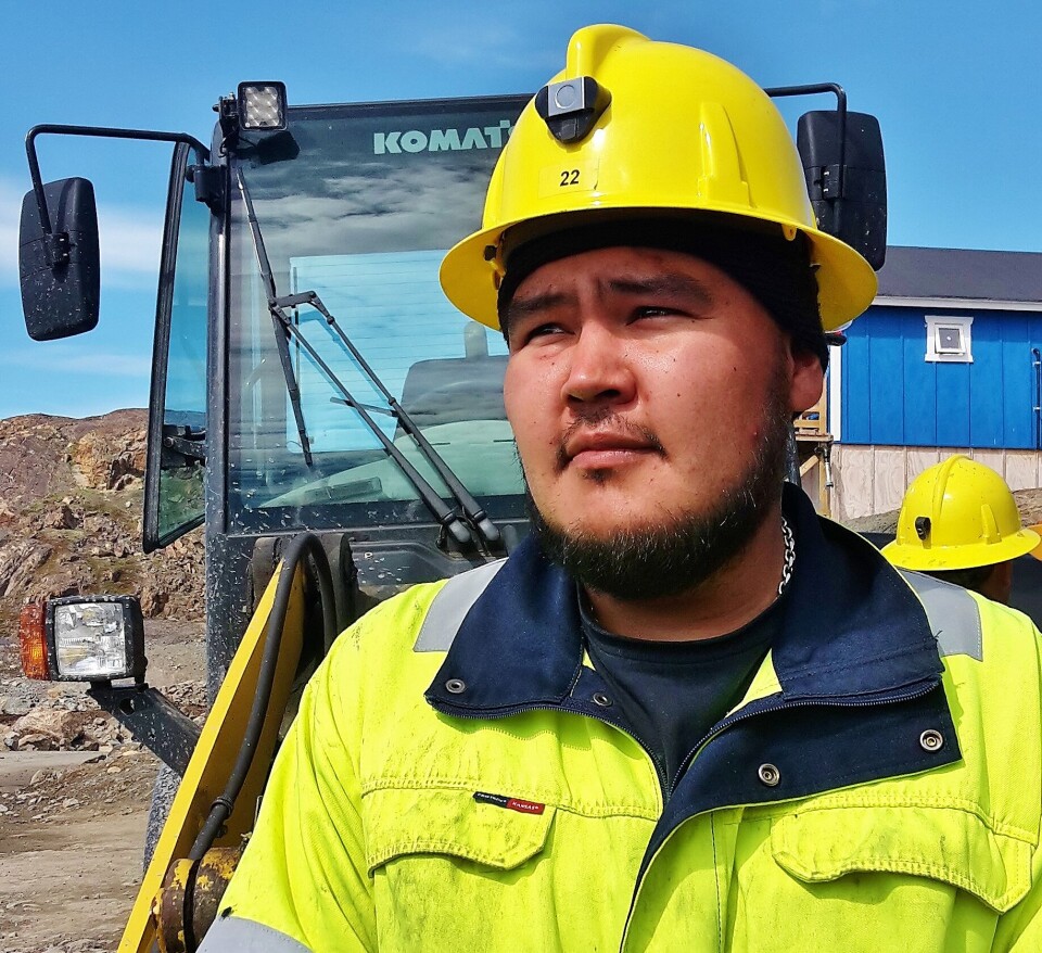 En af de grønlandske praktikanter i Island, 25-årige Jørgen Petersen fra Narsaq
