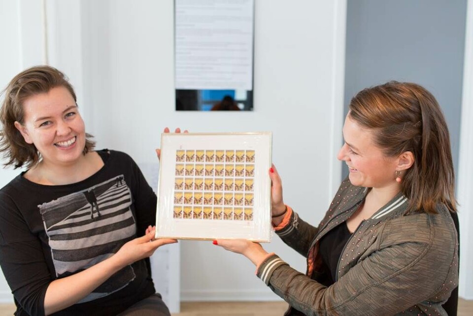 Fra venstre ses Katrine H. Nathanielsen og Arnakkuluk Jo Kleist fra MIBB