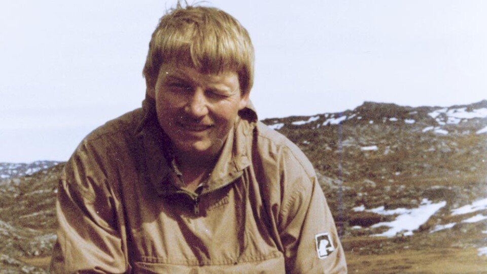 En ung Henrik Leth i Ilulissat i 1983. Foto: Privat