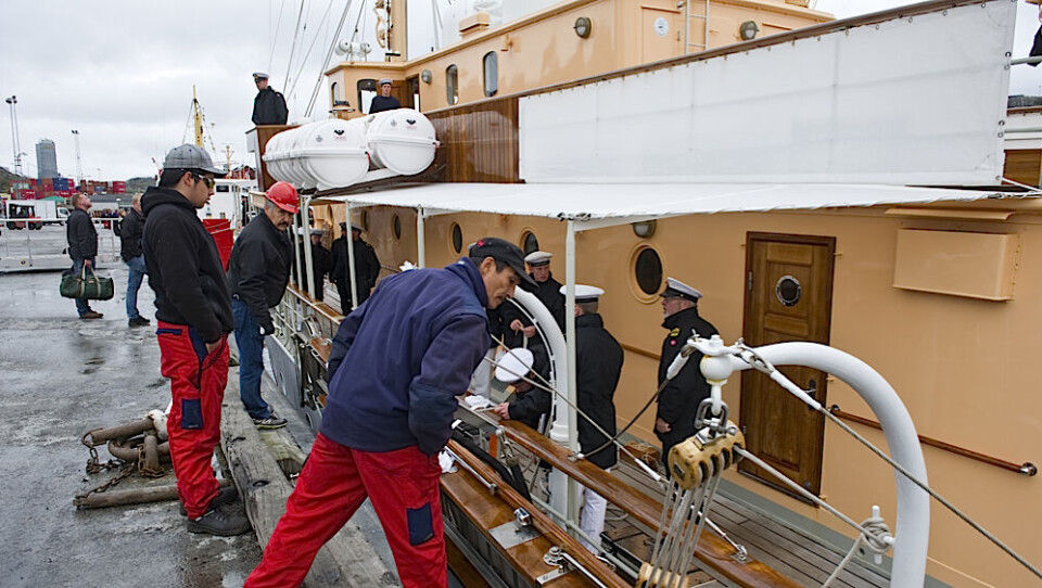 Dannebrog i Nuuk den 17. og 18. juli 2011. Foto: Leiff Josefsen