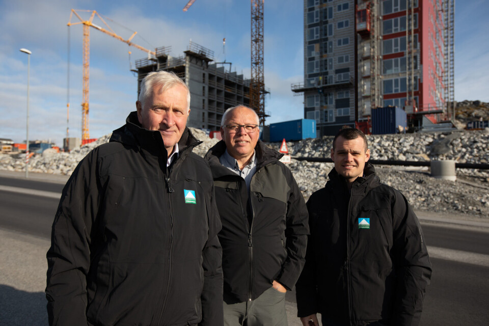Fra venstre Preben Kold, Jesper J. Petersen og Jeppe B. Steffensen.