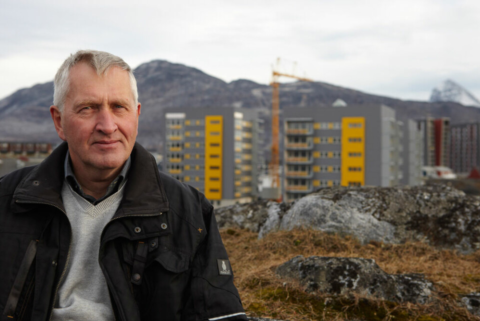 Preben Kold Larsen, Permagreen, foran byggeri