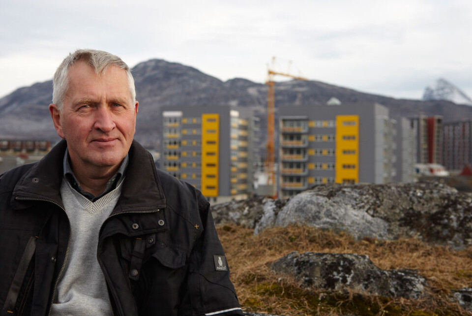 Et generationsskifte er nu kommet på plads. Den 63-årige Preben Kold Larsen træder således tilbage som topchef i 2020. Preben Kold Larsen, Permagreen, foran byggeri