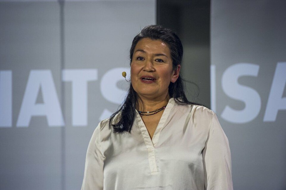 Formand for Naalakkersuisut Aleqa Hammond, Siumut