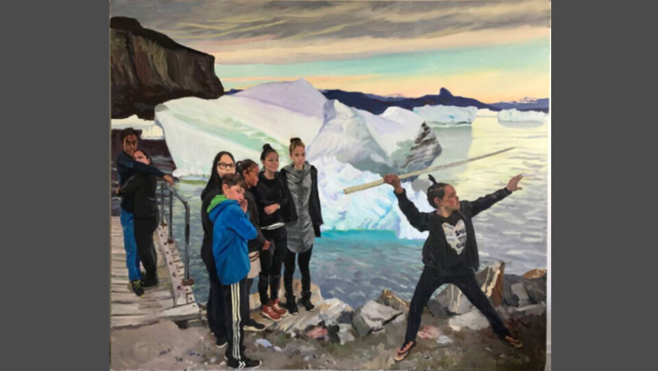 Kinesisk maler har indfanget Uummannaq