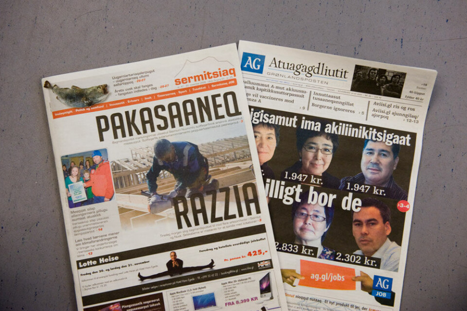 Sermitsiaq og AG klarer sig så godt, at der ikke er n ogen grund til at de får offentlig støtte mere, vurderer Naalakkersuisut.