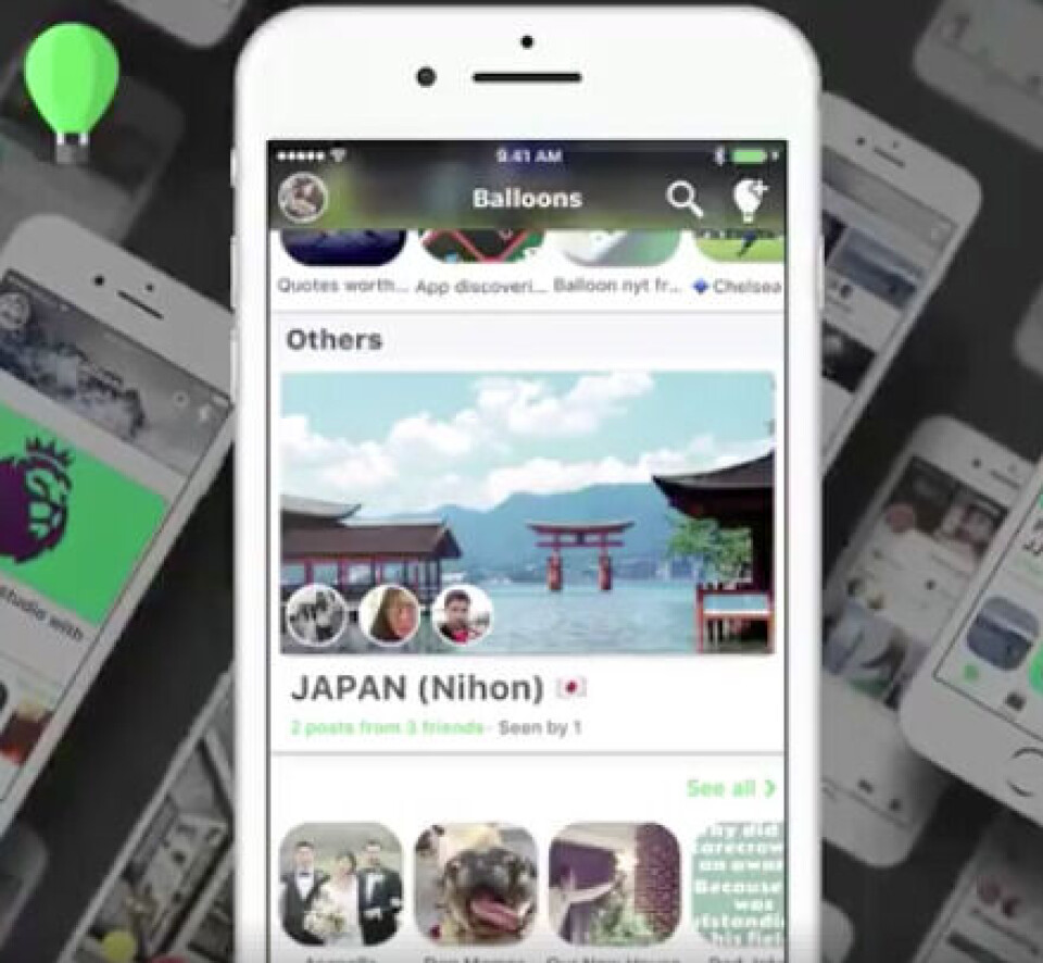Onsdag lancerede inc., med den grønlandske iværksætter JJ Lennert-Sandgreen fra Nuuk som hovedstifter, deres social medie platform 'Balloon' under en lanceringsfest i deres kontor i New York City Balloon