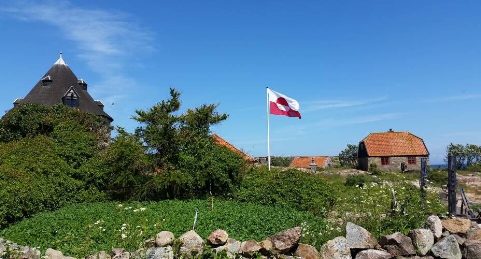 Erfalasorput vajede over Christiansø under rigsmødet