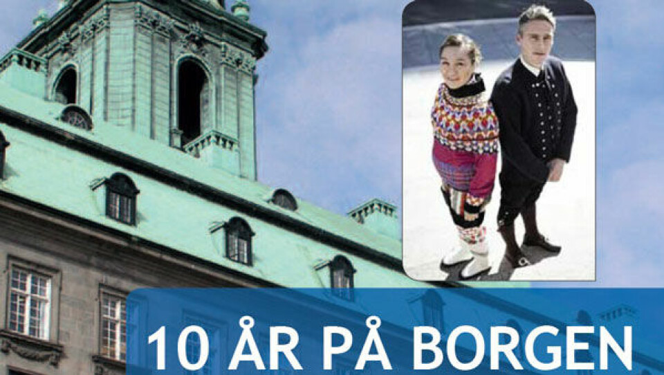 Den Nordatlantiske Gruppe udgiver hæftet 10 år på Borgen.