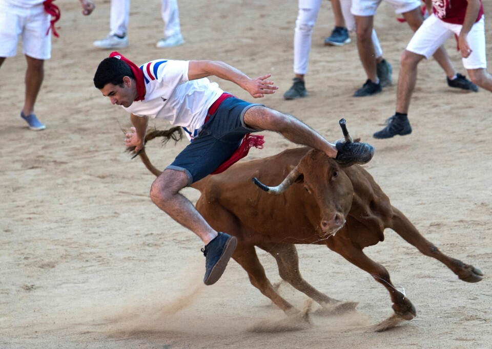 Vanvittige fotos: Tyreløb i Pamplona