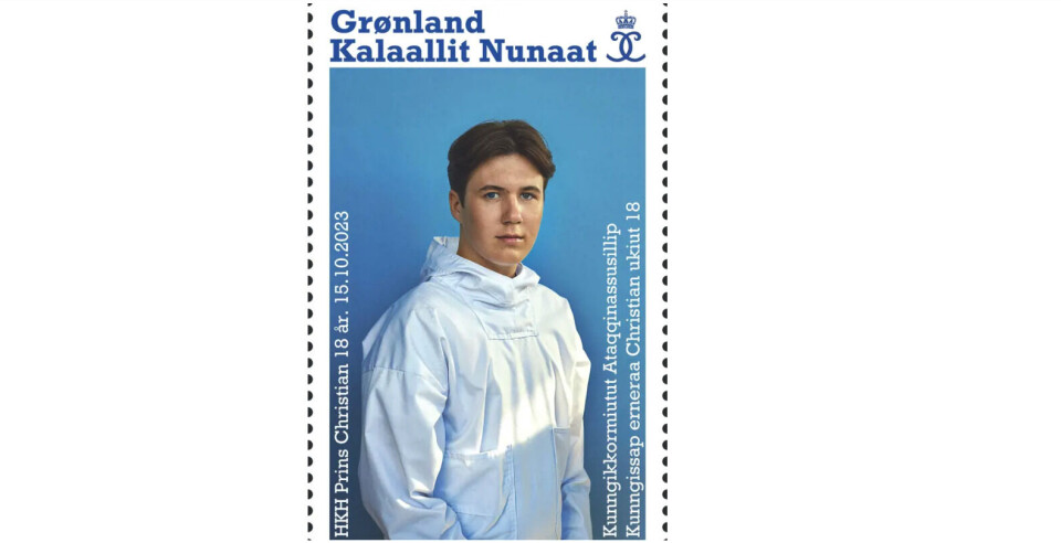 Frimærke med prins i anorak markerer royal fødselsdag