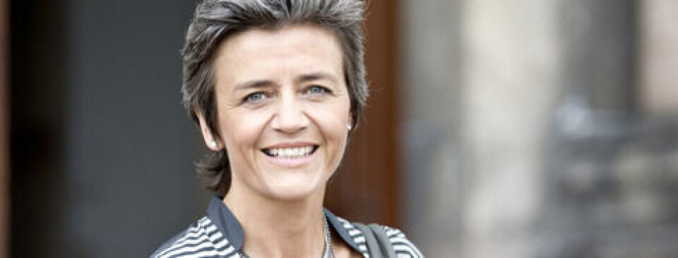 Aningaasaqarnermut nunanullu namminermut ministeri Margrethe Vestager. Foto: Radikale Venstre