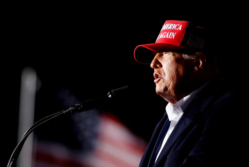 USA's tidligere præsident Donald Trump vil forsøge at blive genvalgt til præsidentposten i 2024. For bedst muligt at kunne føre valgkamp vil han gerne have genåbnet sin Facebook-profil, hvor han havde 34 millioner følgere. (Arkivfoto)