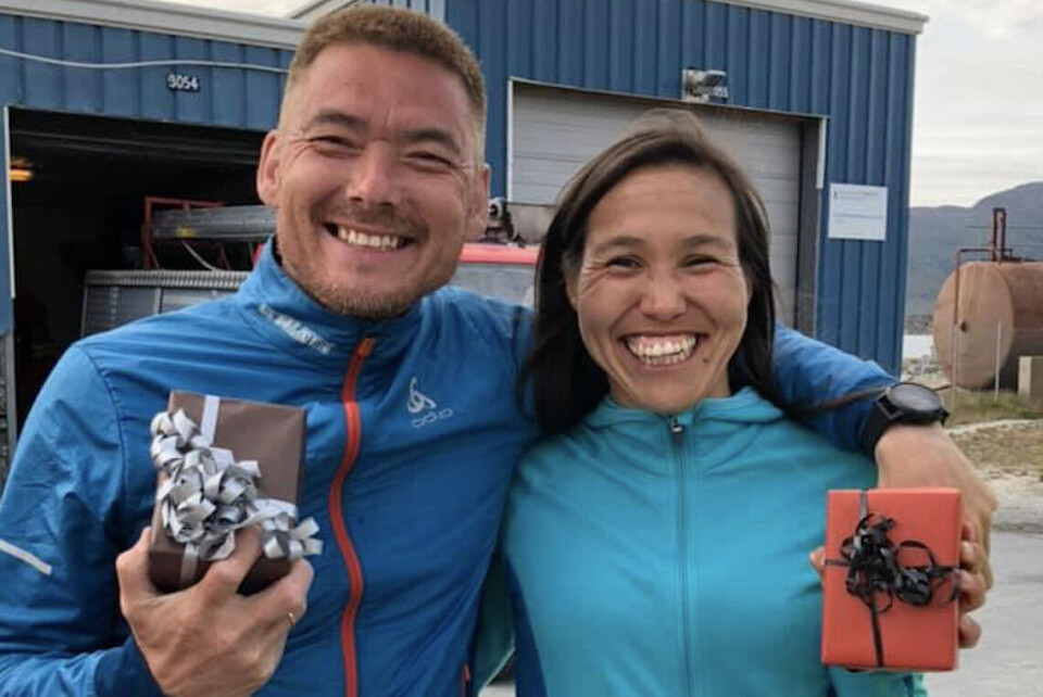 Anton M. Petersen og Nivi Geisler vandt Nuuk-Kapisillit-Tour 2019.