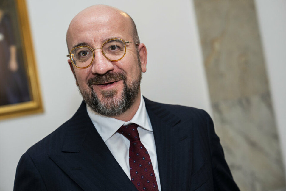 Charles Michel er EU's præsident. (Arkivfoto).