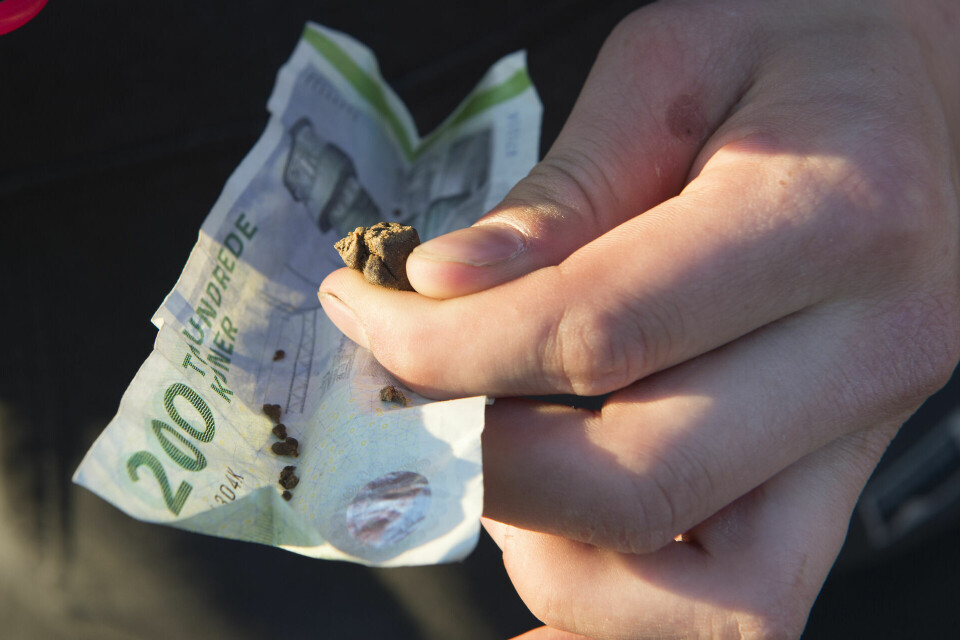 Hash blandes med lakrids i Nuuk