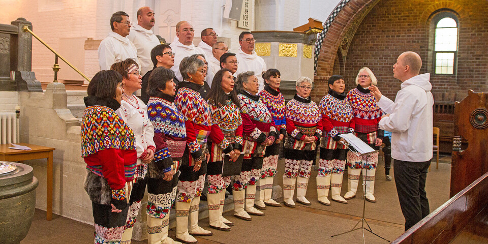 Julegudstjenesten i Vor Frelsers Kirke samlede over 400 deltagere.