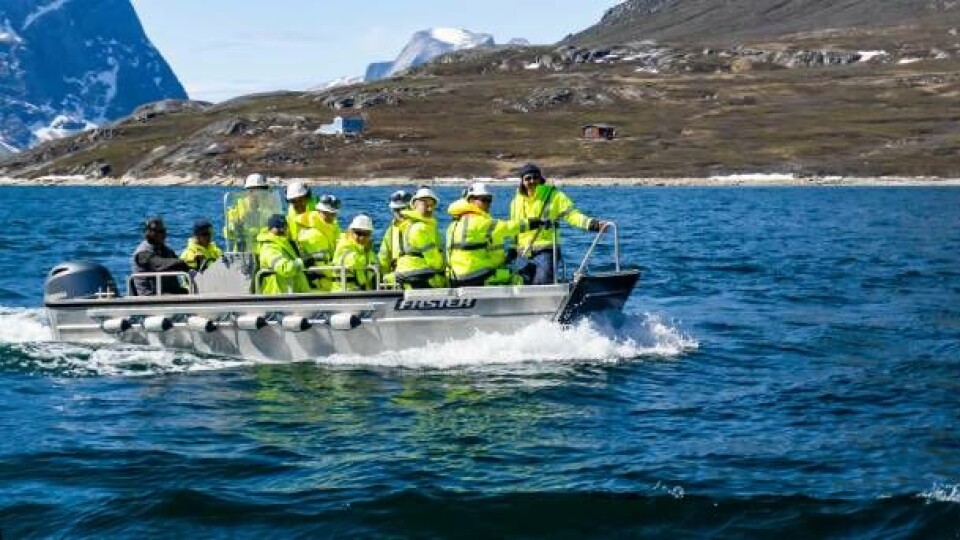 De semi-frivillige på øvelse i Qoqqut