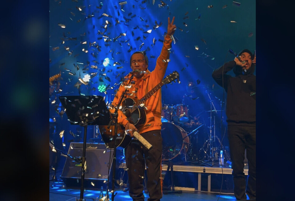 Johansinnguaq Rosing, Tomba, holdt sin sidste koncert til Nilak Festival den 4. juni.