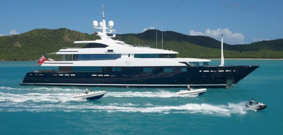 'Ice Angel' blev bygget i 2009 og ejes af en rigmand, der bor i Monaco.