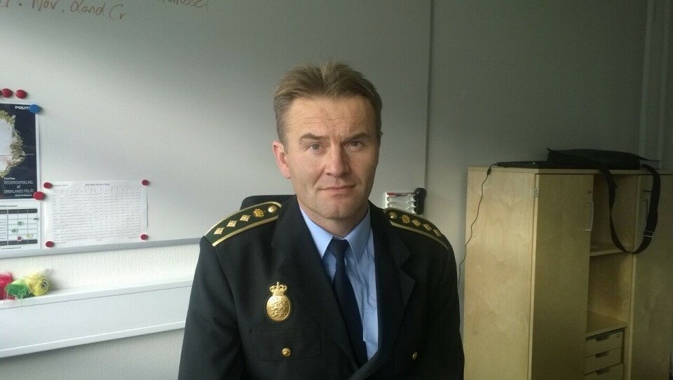 Den nye stabschef i er, Lars Kirkegaard, som har 20 års erfaring hos poltiet Grønlands Politi Ny stabschef i Grønlands Politi