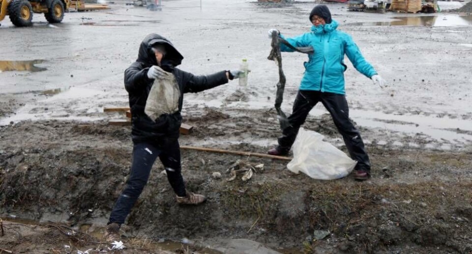 Ved den årlige rengøringsdag samles der affald ind efter vinteren. (Arkivfoto)
