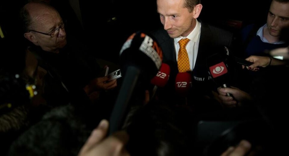 Den danske udenrigsminister Kristian Jensen, Venstre, er på vej til Grønland