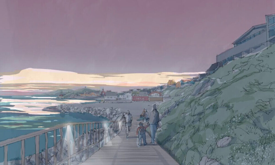 Nuuk: Byggeri af kyststi i fuld gang