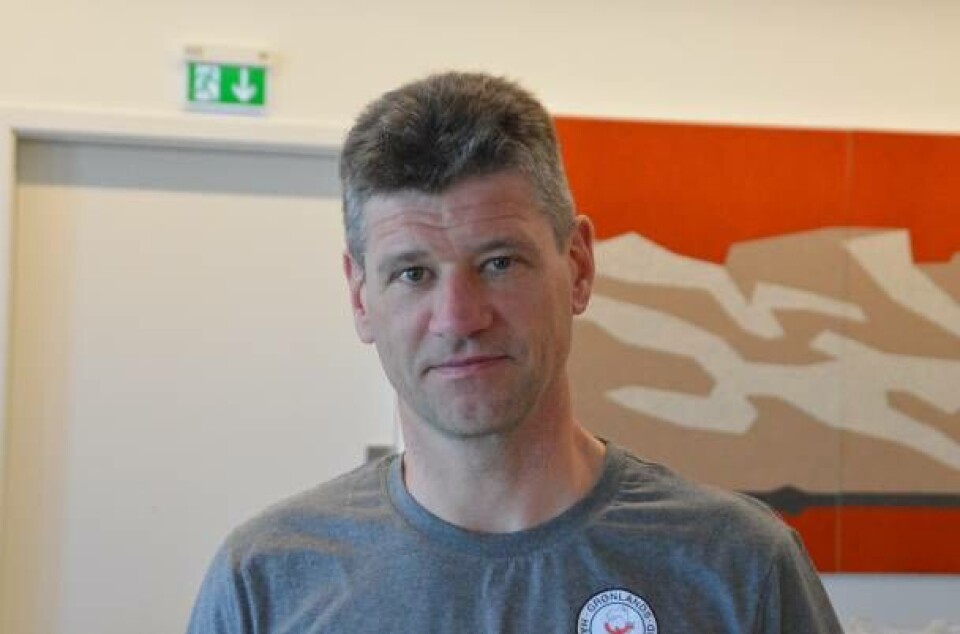 Her ses landstræner Ingi Olsen
