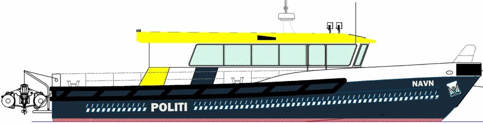 Sådan kommer politiets fire nye indsatsfartøjer til at se ud.