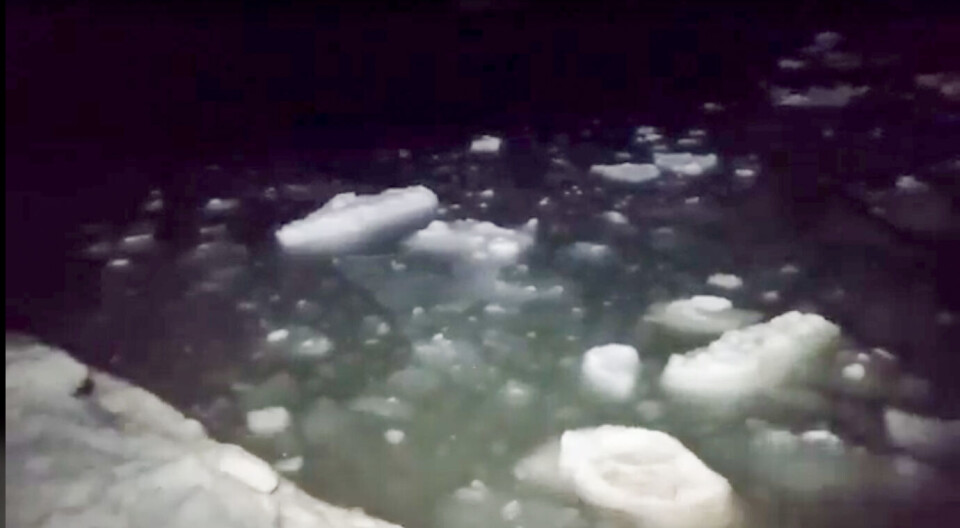 Qaanaaq havde 1. december ikke andet end slushice på havet.