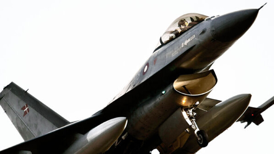 F-16 fly. Arkivfoto: Polfoto/Jesper Nørgaard Sørensen
