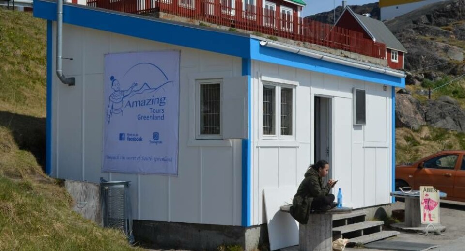 Lokalet ved havnen har før været en pølsebod.