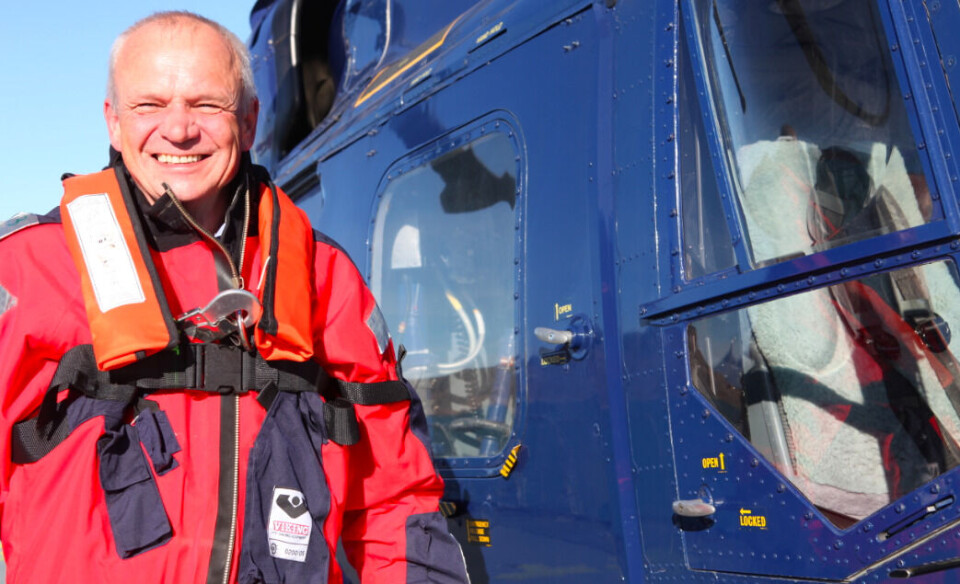 Foto: Admiral Henrik Kudsk er glad for, at missionen lykkedes. Og rigtig glad for, at øvelsen munder ud i et stærkt beredskab, der fungerer og er rustet til at kapere en katestrofe i den virkelige verden. Øvelsen fortsætter torsdag. Foto Hanne Broberg