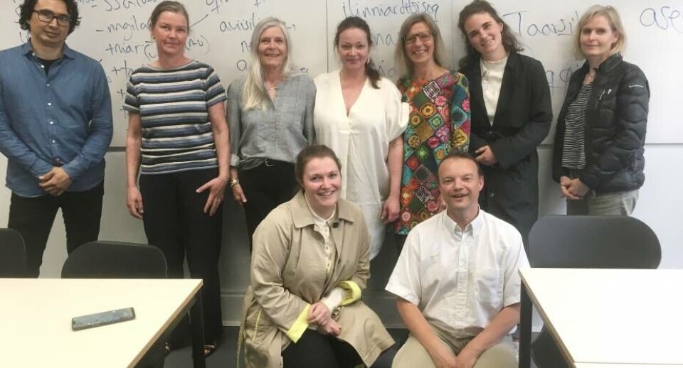 Sidste skoledag. Vores hold i grønlandsk 1på Studieskolen i København er svundet lidt ind i løbet af de ni måneder, kurset har varet. Men en stædig flok holder fast og fortsætter på grønlandsk 2.