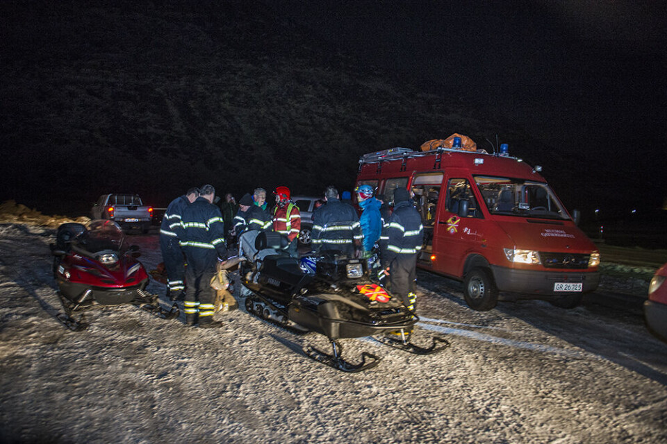 Arkivfoto af en tidligere indsats på Store Malene i Nuuk