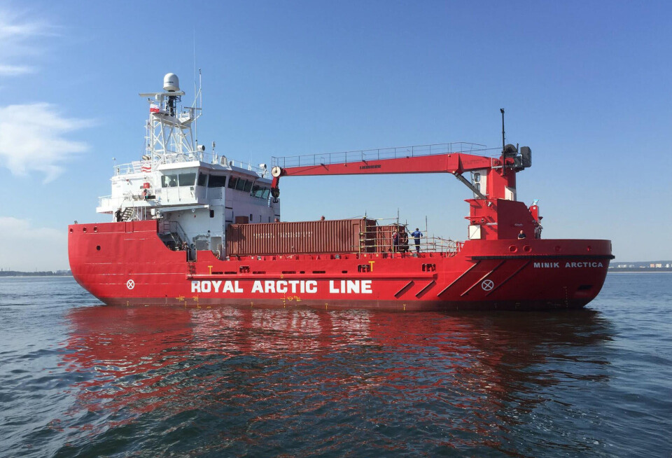 s nye bygdeskib, Minik Arctica, bliver døbt i dag, onsdag i Qaqortoq Royal Arctic Line
