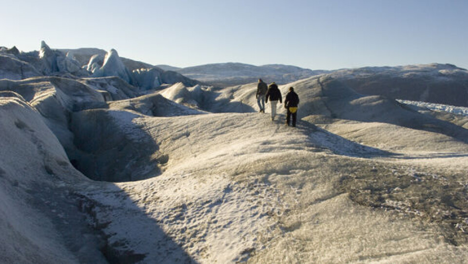 Flere har lyst til at besøge indlandsisen end Island. Foto: Leiff Josefsen.
