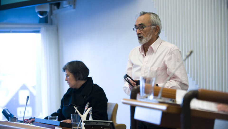 Josef Motzfeldt udgiver en årsberetning, der har flere informationer og er mere omfangsrig end tidligere. Foto Leiff Josefsen
