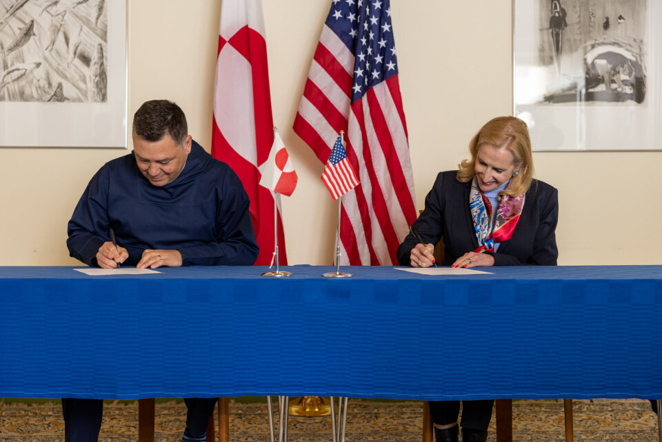 Broberg underskriver USA-aftale