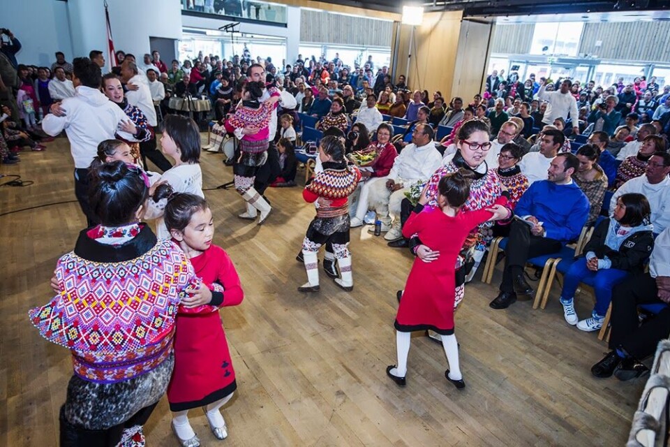 Der var forrygende underholdning og stemning i kulturhuset Katuaq