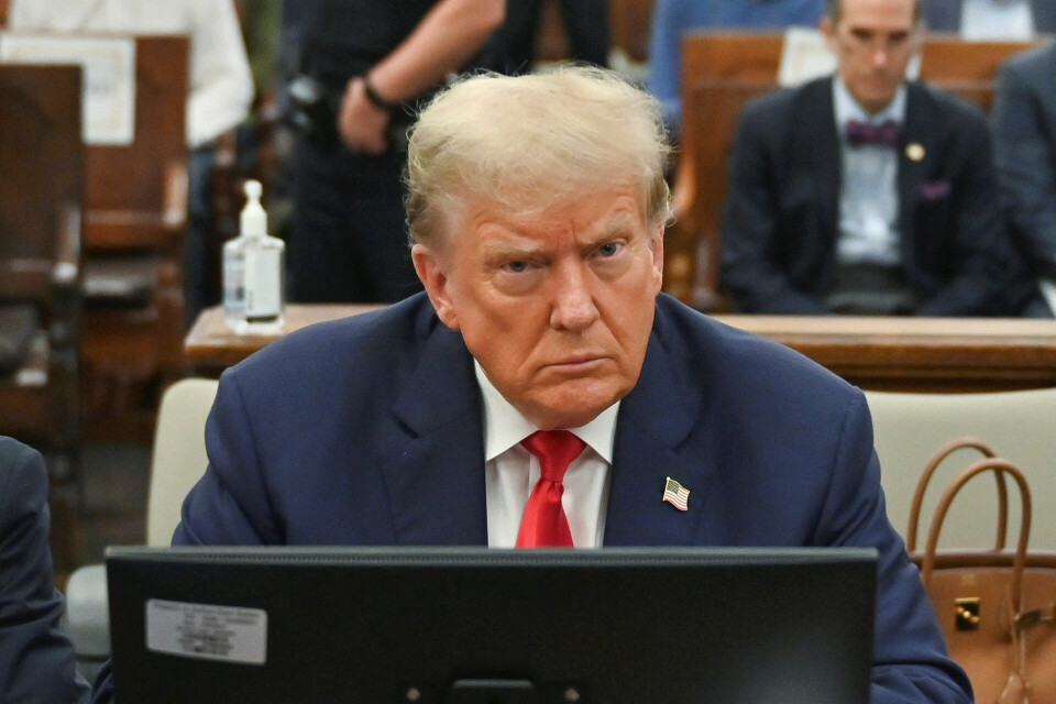 Donald Trump siger ifølge NBC News, at han gerne vil hjælpe sine republikanske kolleger med at finde en ny formand for Repræsentanternes Hus. - Foto: Angela Weiss/Ritzau Scanpix
