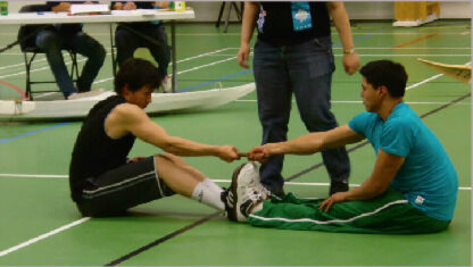 Ilulissani Inuit- aamma Dene Games ingerlanneqarnerini nukersortunnguaqarpoq. Assi: Kattuffiup nittartagaa