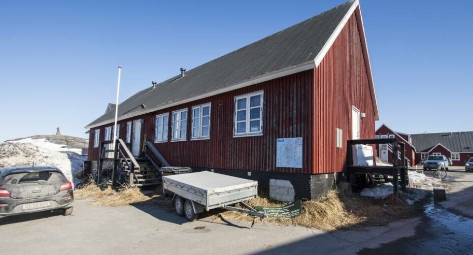 Kunstskolen ligger på John Møllers vej i Nuuk.