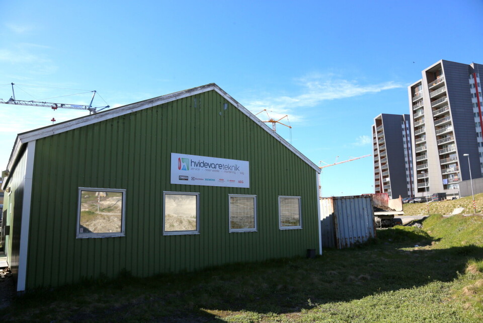 Et stenkast fra tårnene på Jagtvej finder man Hvidevareteknik, der ligger godt gemt bag byggepladser lige nu